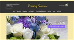 Desktop Screenshot of countryseasonsflowers.com